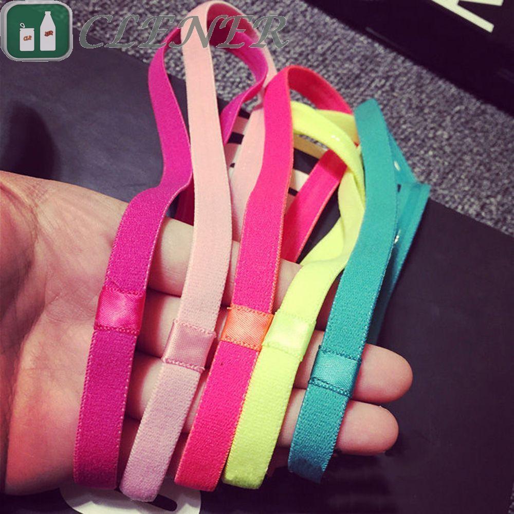 Mais Limpo Feminino Masculino Esporte Hairbands Anti-Deslizamento Elástico Sigle Moda Yoga Hairband Borracha Sweatband