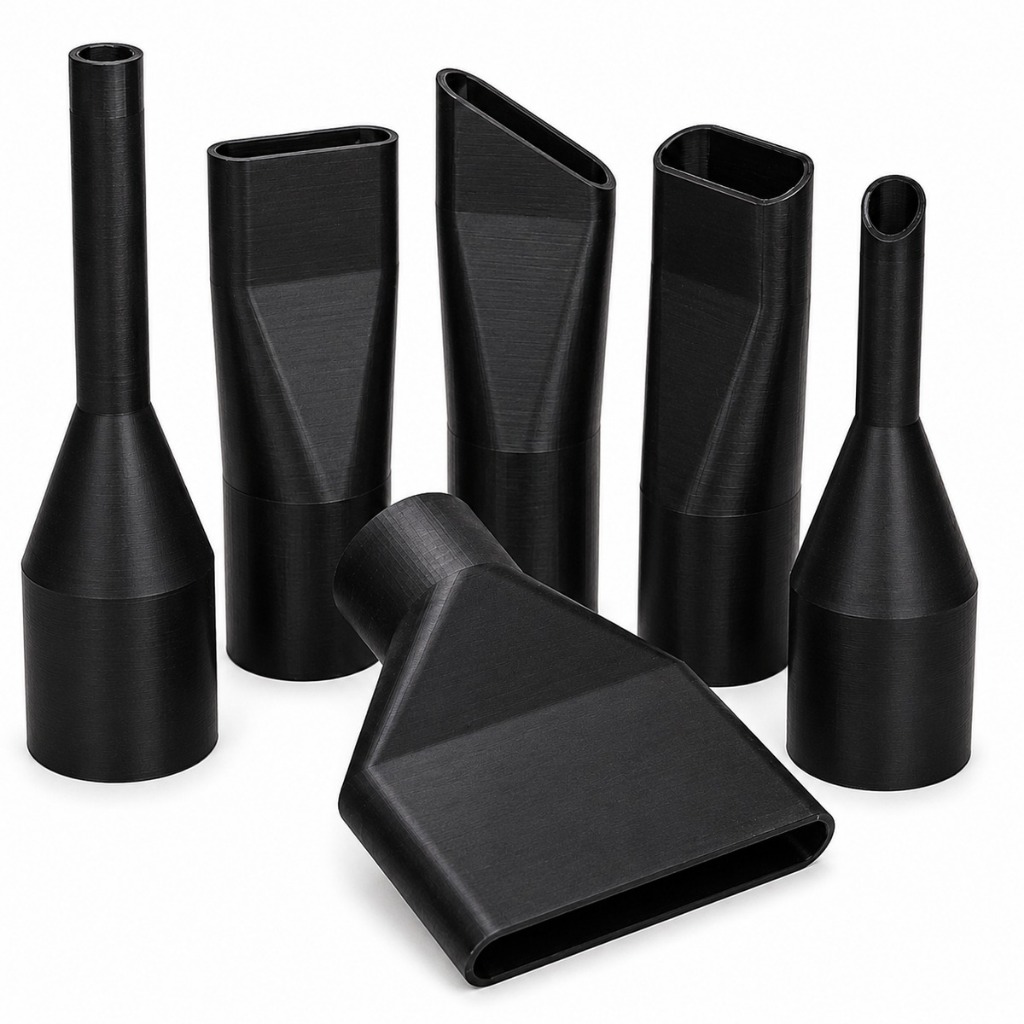 Kit 6 Bicos para Aspirador de Pó Universal Bocal Escova para Sofá Carro Estofado Cantos Frestas