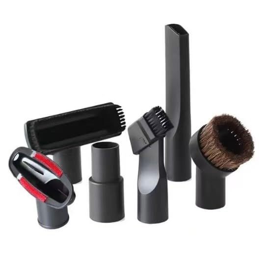 Kit 6 Bico Bocal Escova Para Aspirador De Pó Peças Acessórios Estofado Canto Carpete Universal