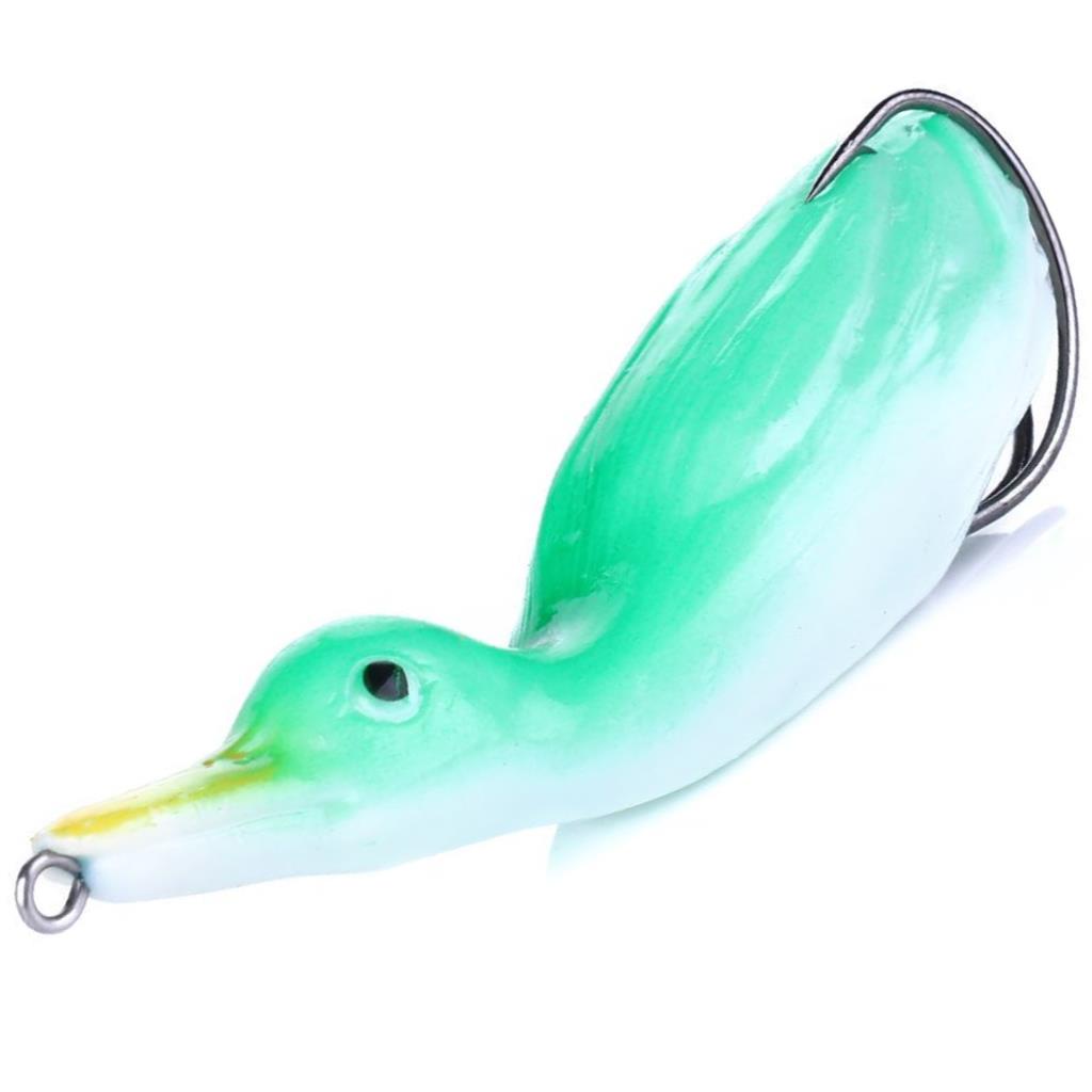 Isca Artificial Pato Duck 10.5cm 18.5gr Verde Para Traira Trairao Tucunare Robalos Bass