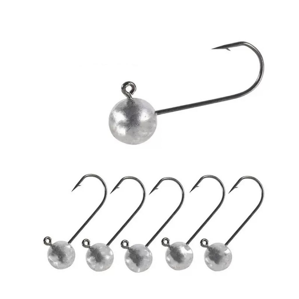 Kit 3 Jig Head Extra Force Black Nickel 60º Gilany Fishing Robalo Tucunaré Dourado Trairá Bass