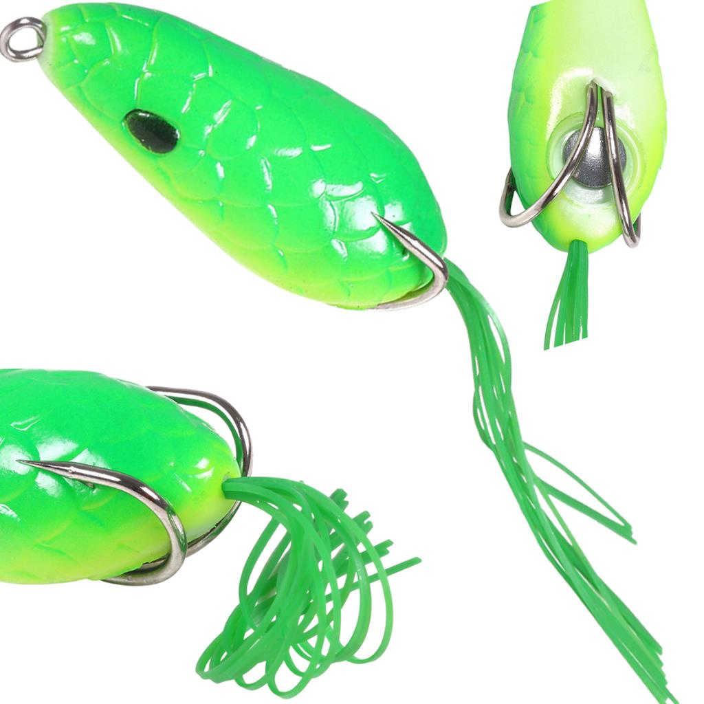 Isca Artificial Frog Cabeca De Cobra Traira Trairao Tucunare 10gr 6cm Black Bass Trairao Tucunare Traira Tabaranas