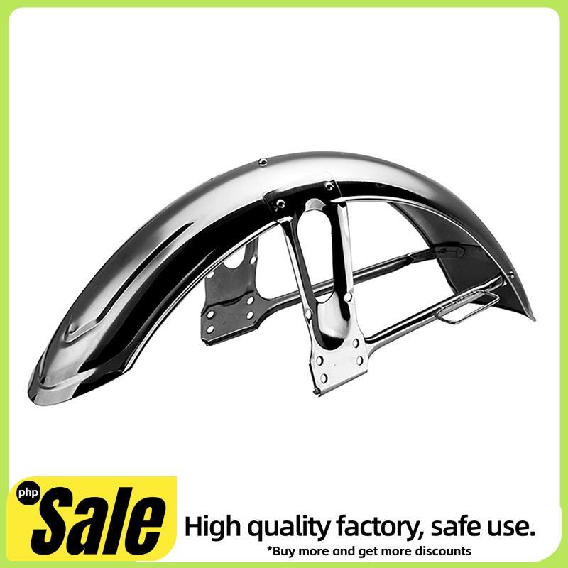 Motocicleta Cafe Racer Frente Paralama Lama Aba Motocross Respingo Guarda Para CG125 Prata