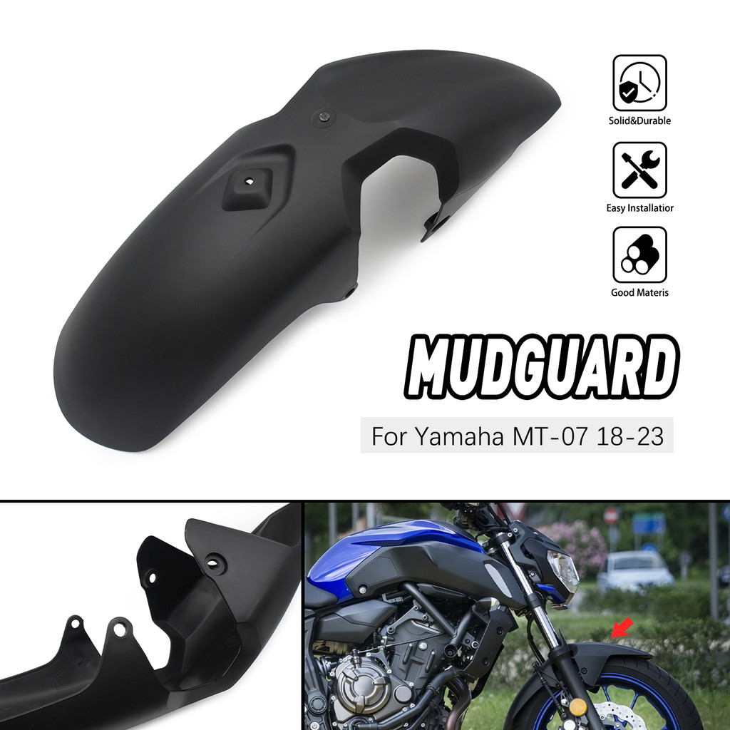Motocicleta Respingo Lama Guarda Capa Roda Dianteira Fender Paralama Para Yamaha MT-07 MT07 2018-2023