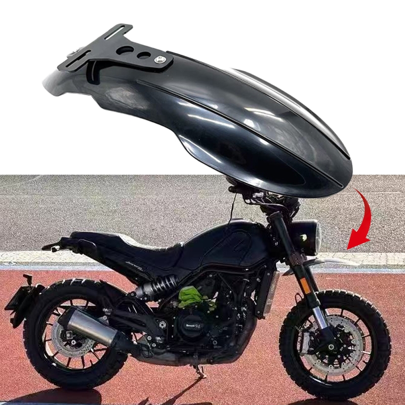 Para Benelli Leoncino 500 BJ500 Motocicleta Modificado Extensão Da Roda Dianteira Fender Lama Guarda Paralama Respingo P