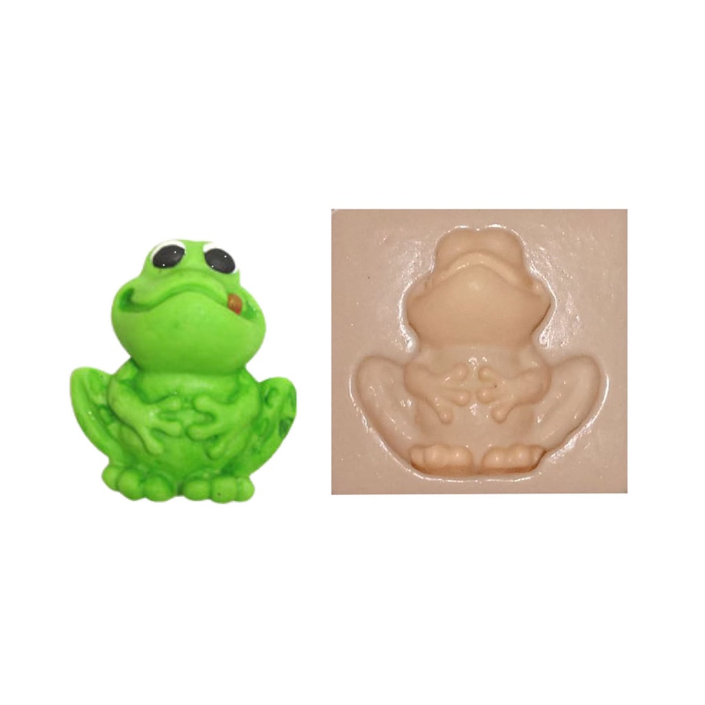 Molde de Silicone Sapo - Biscuit, Resina, Pastas e etc... (B 192)