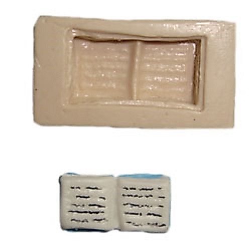 Molde de silicone Livro (Bíblia) P - Biscuit, Resina, Pastas e etc. (M 05)