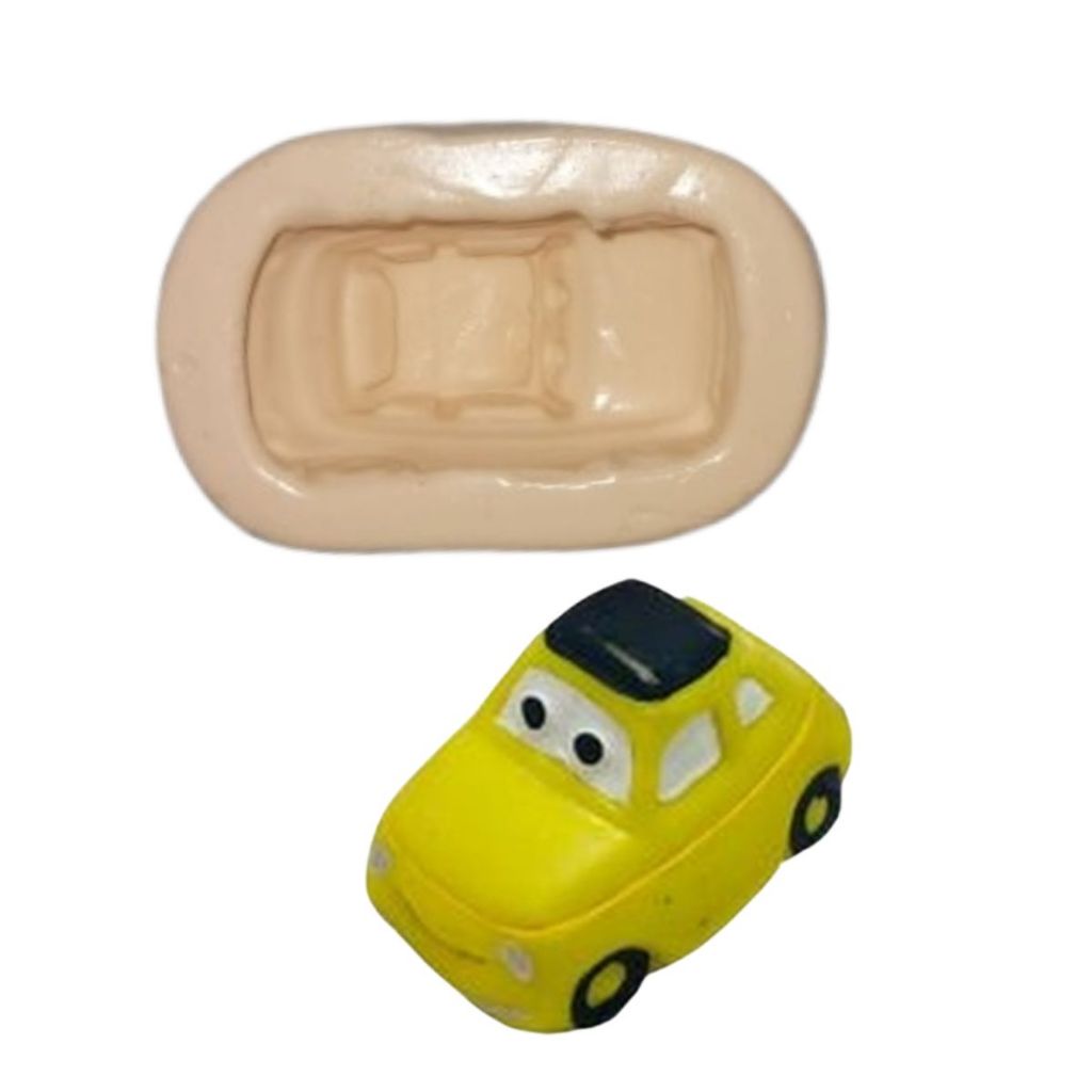 ✅Molde de Silicone cod-E 59 Carro Luigi - 4,5x2,6x2,2cm - 80g