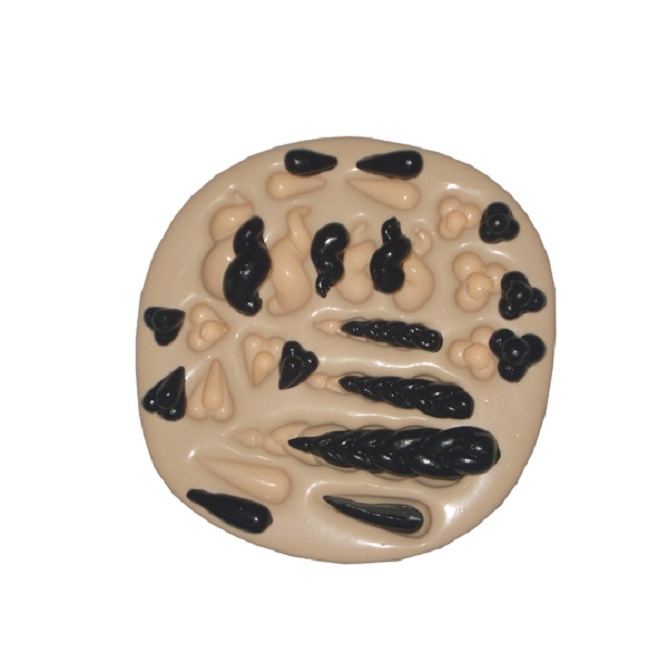 Molde de Silicone cod-W 121 Cabelos  1,2cm a 6cm - 270g