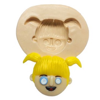 Molde de silicone cod-U 230 Mundo de Bita (Lila) - 5,4x3,2cm - 60g