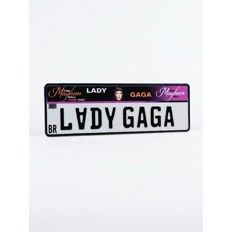 Placa Lady Gaga Decorativa Mayhem Ball Tour 2025
