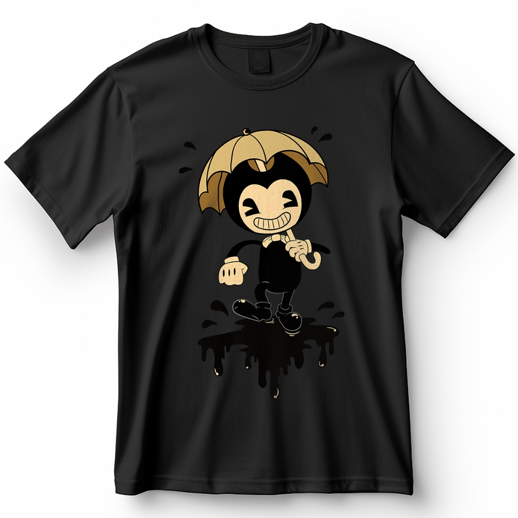 Camisa Bendy and the Ink Machine Blusa Camiseta de Animes 100% Algodão