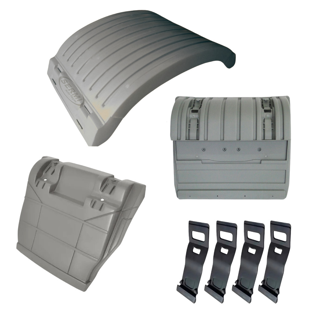 kit Paralama Traseiro Tracao MB Axor 1933 2035 2040 Lado Esquerdo Mercedes Benz Caminhao