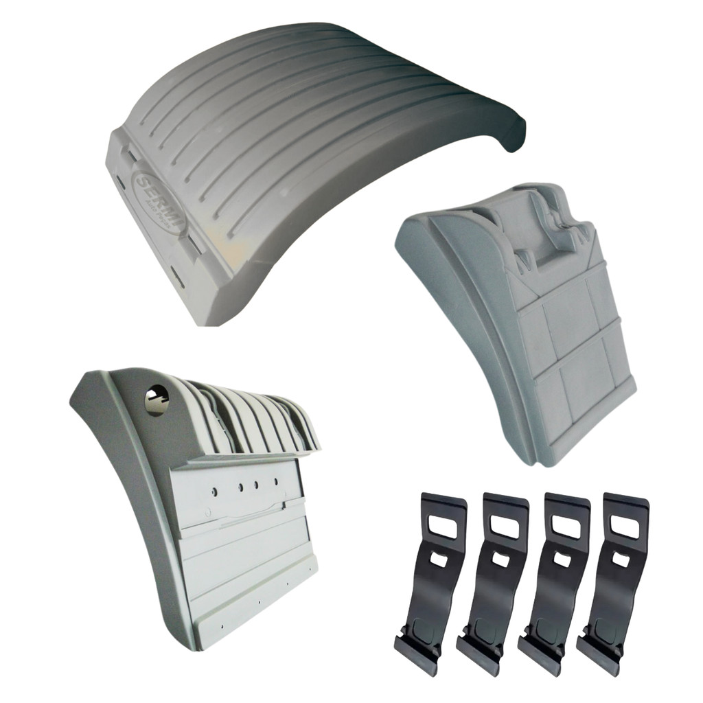 kit Paralama Traseiro Tracao MB Axor 1933 2035 2040 Lado Direito Mercedes Benz Caminhao
