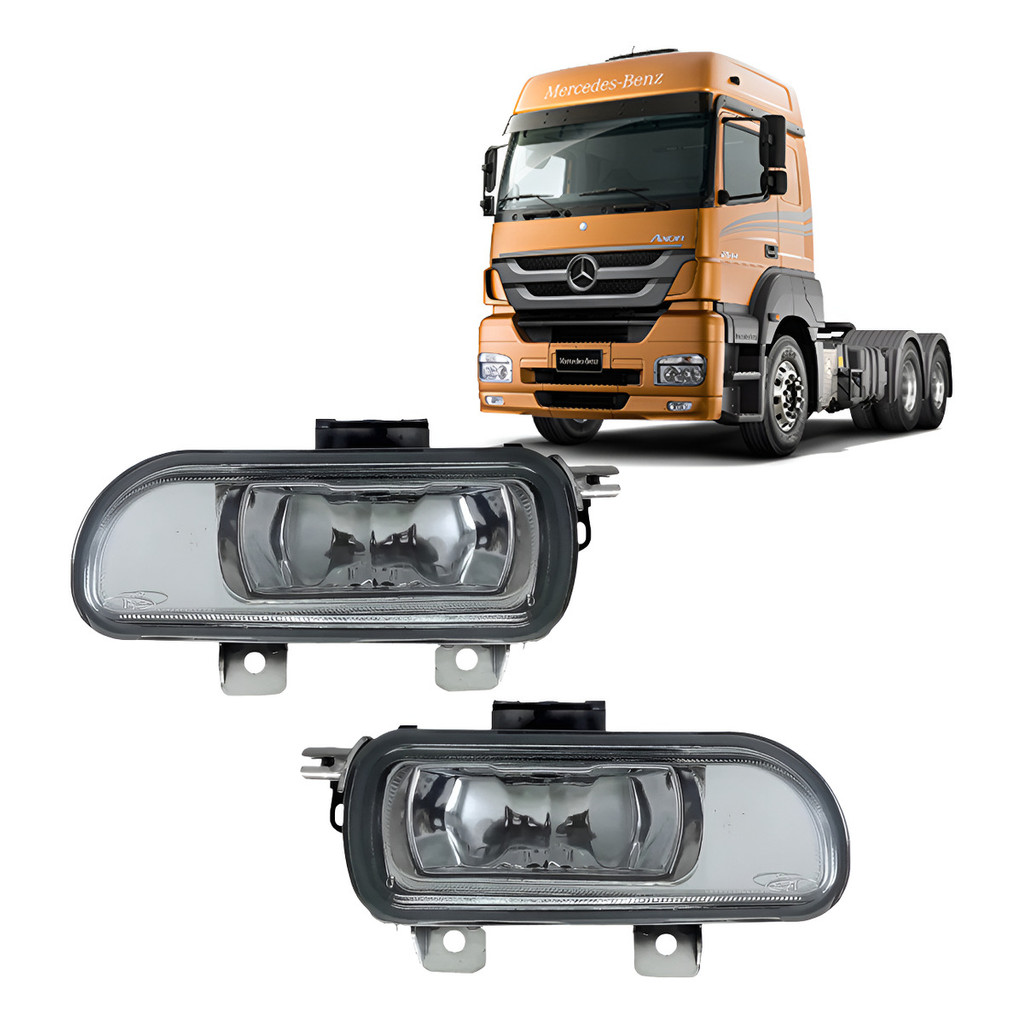 Par Farol Milha Auxiliar Caminhao Mercedes Axor Após 2005 H3