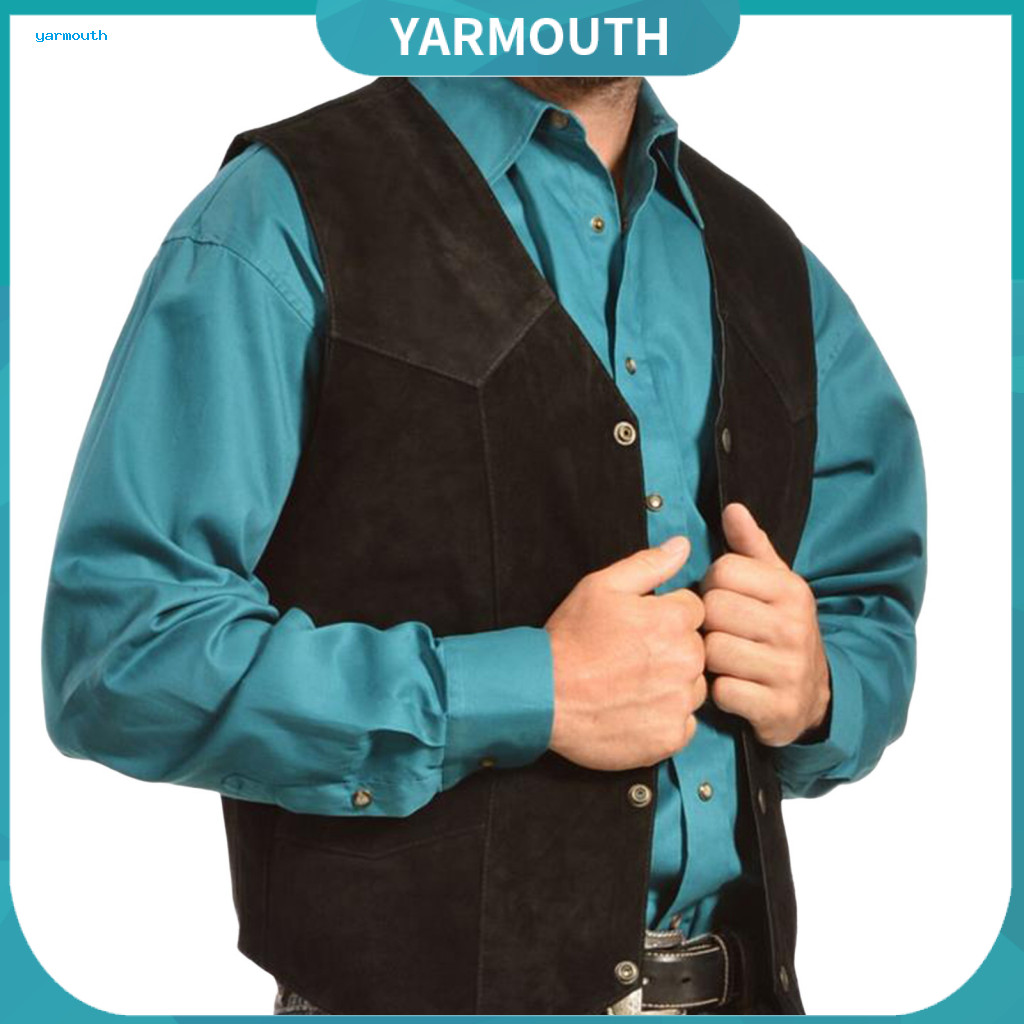 Men Winter Vest V-neck Men's Slim Fit Sleeveless with Pockets Single Breasted Waistcoat Casual Solid Color Cargo Style f