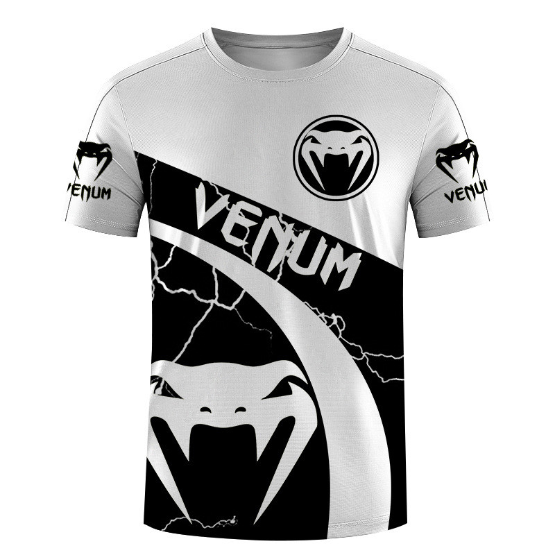 Camiseta Masculina De Secagem Rápida Respirável Em Torno Do Pescoço Esportes Estilo Rua Manga Curta Topo