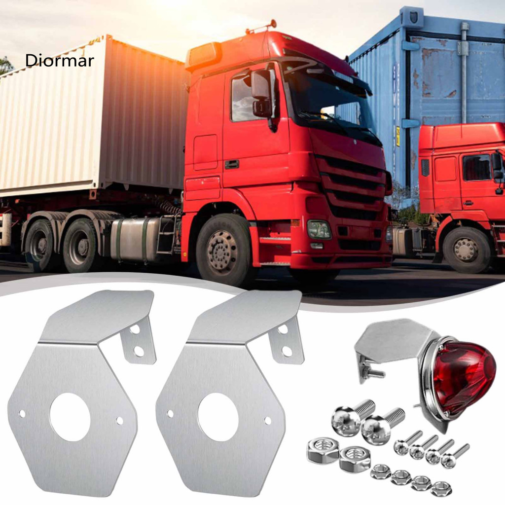 Truck Turn Signal Accessory Watermelon Light Mounting Bracket 2pcs Brackets for Trucks Trailers 304 Stainless Steel Adju