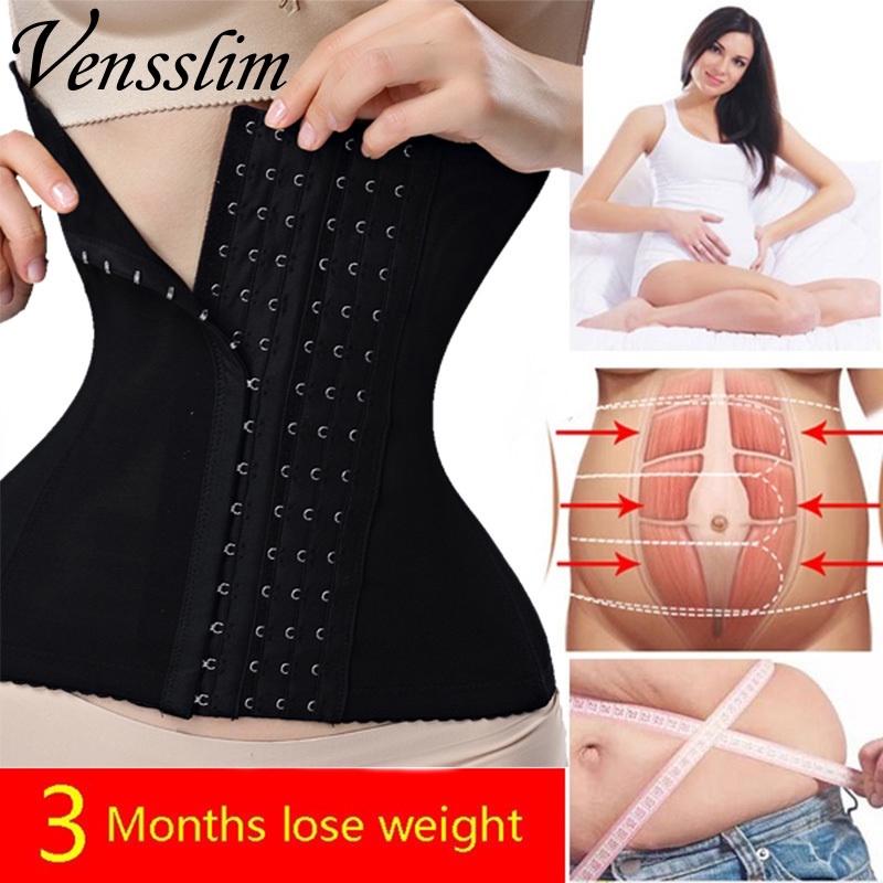 Trainer Cintura Corset Corpo Shaper Shapewear Slimming Belt Mulheres Tummy Pós Parto Barriga Cinta Modelagem Correta