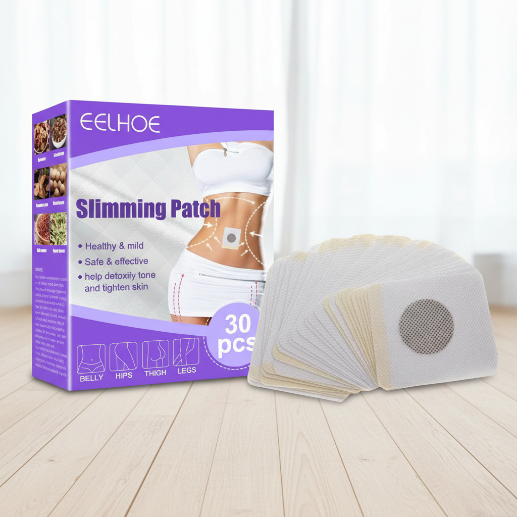 Eelhoe Adesivo Emagrecedor Queimador de Gordura para Umbigo, Perda de Peso, Emagrecimento, Barriga, Cintura, Gesso, 30