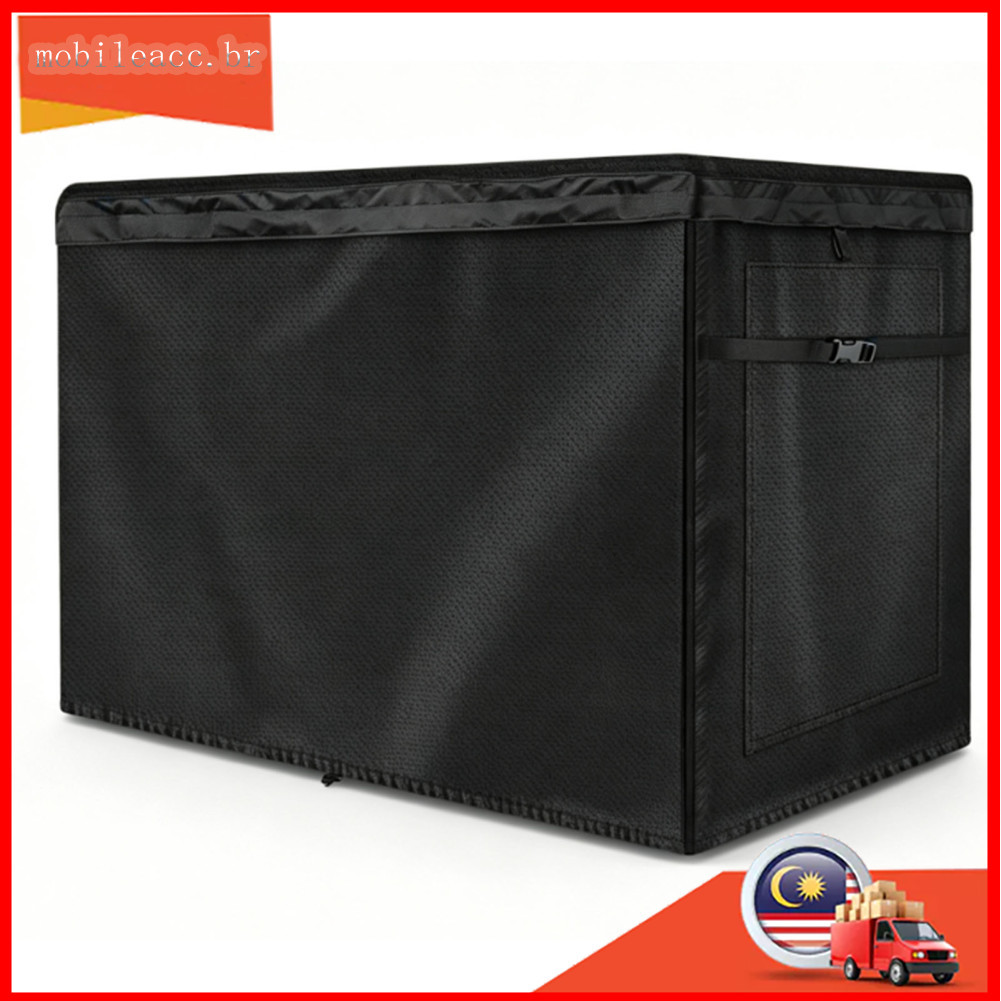 Capa do gerador adequada para generac 22kw, à prova d\'água, pano oxford, poeira com corda elástica, preta, 128x68x73cm