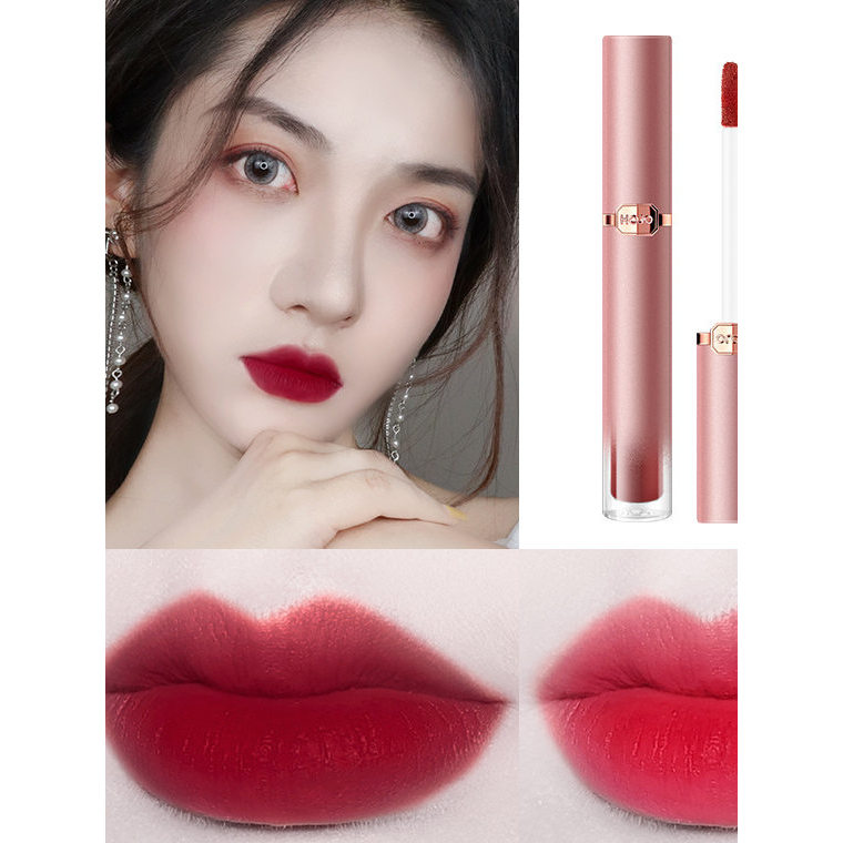 Lip Glaze 888 Batom Feminino Estudante Festa Fosco Lama Labial Fosco Nicho Barato Marca Genuína Brilho de Água 999 Lip G