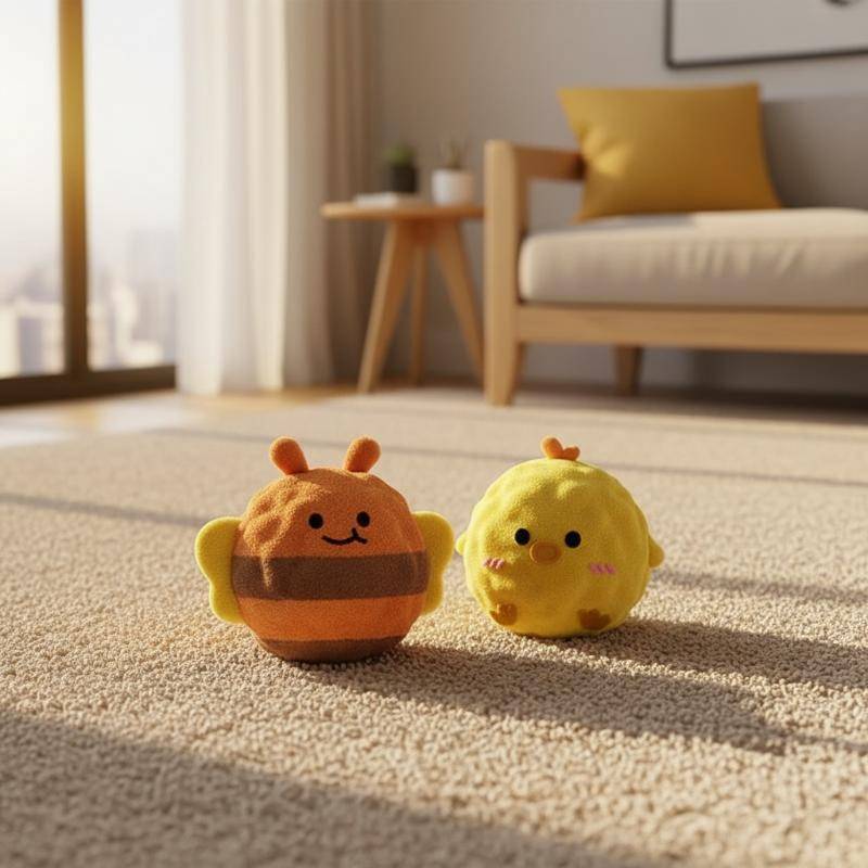 lovelycactushg Squeaky Dog Chew Toy Seguro Pelúcia Espetada Bola Acessório De Treinamento Interativo Para Filhotes Denti
