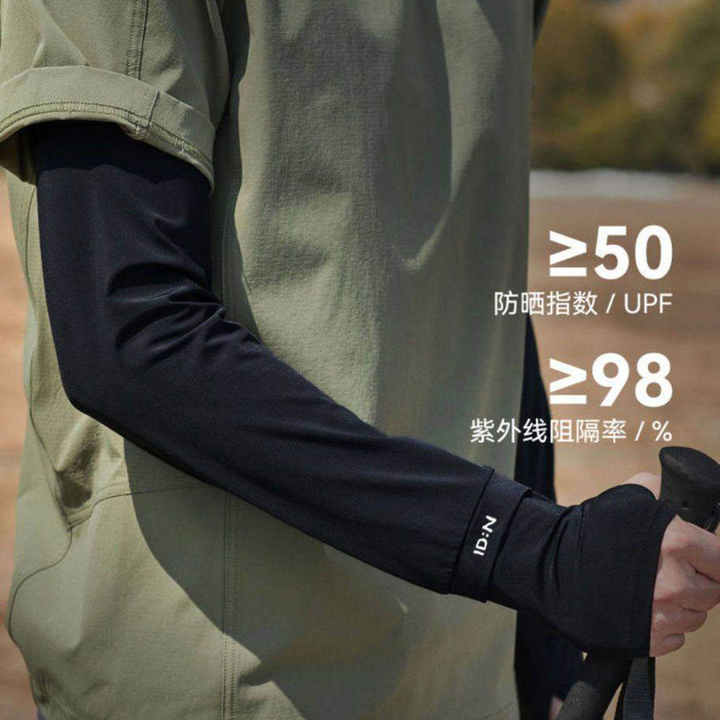 HHR2026 novo estilo protetor solar manga de gelo masculino ciclismo condução Anti-UV braço proteção manga gelo seda vers