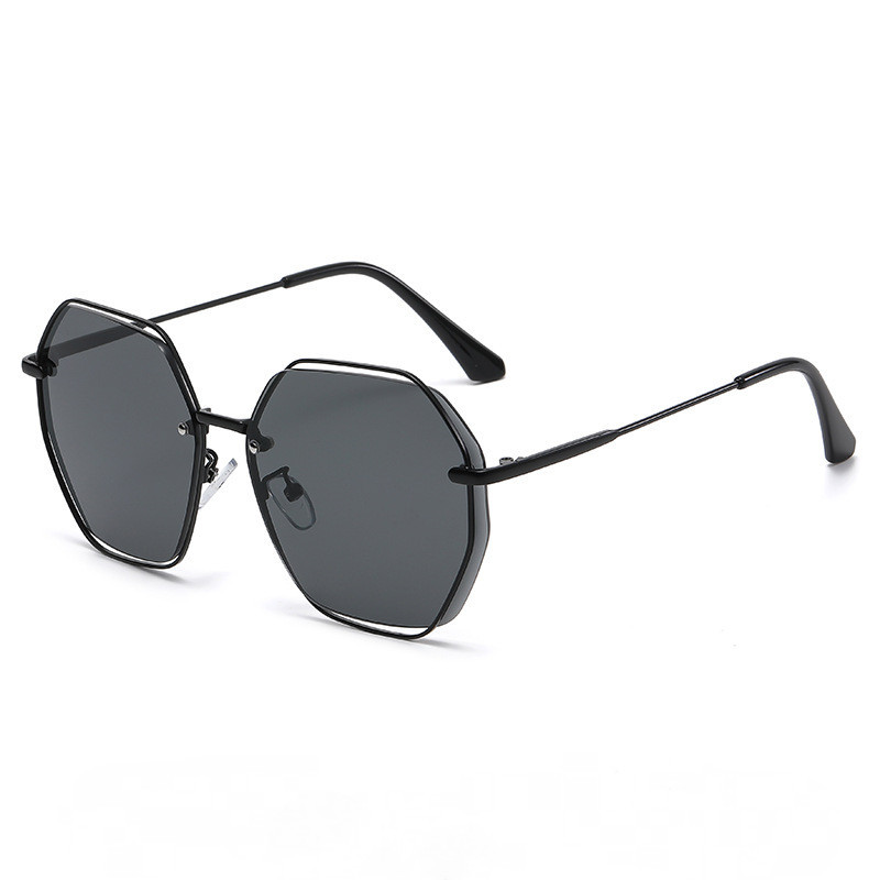 Óculos De Sol Sem Moldura , Quadrados De Metal Para Homens E Mulheres , Proteção UV , Acessório De Moda