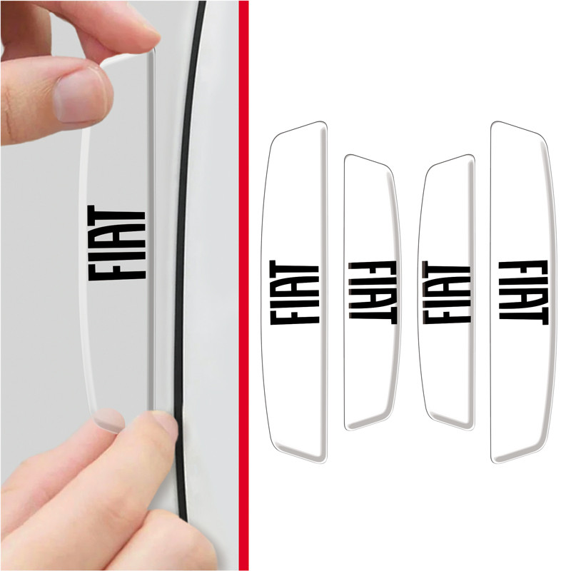 Protetor Lateral Porta Carro 3D Transparente FIAT