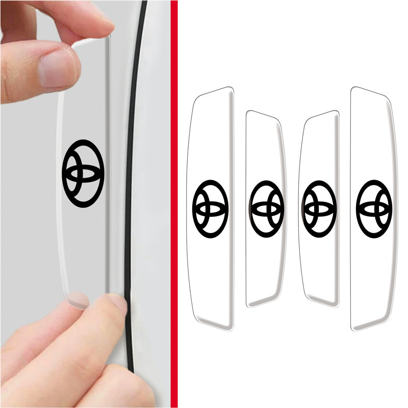 Protetor Lateral Porta Carro 3D Transparente TOYOTA