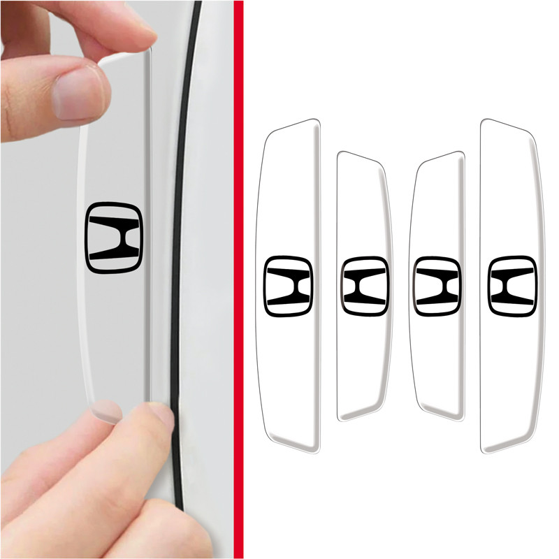 Protetor Lateral Porta Carro 3D Transparente Honda
