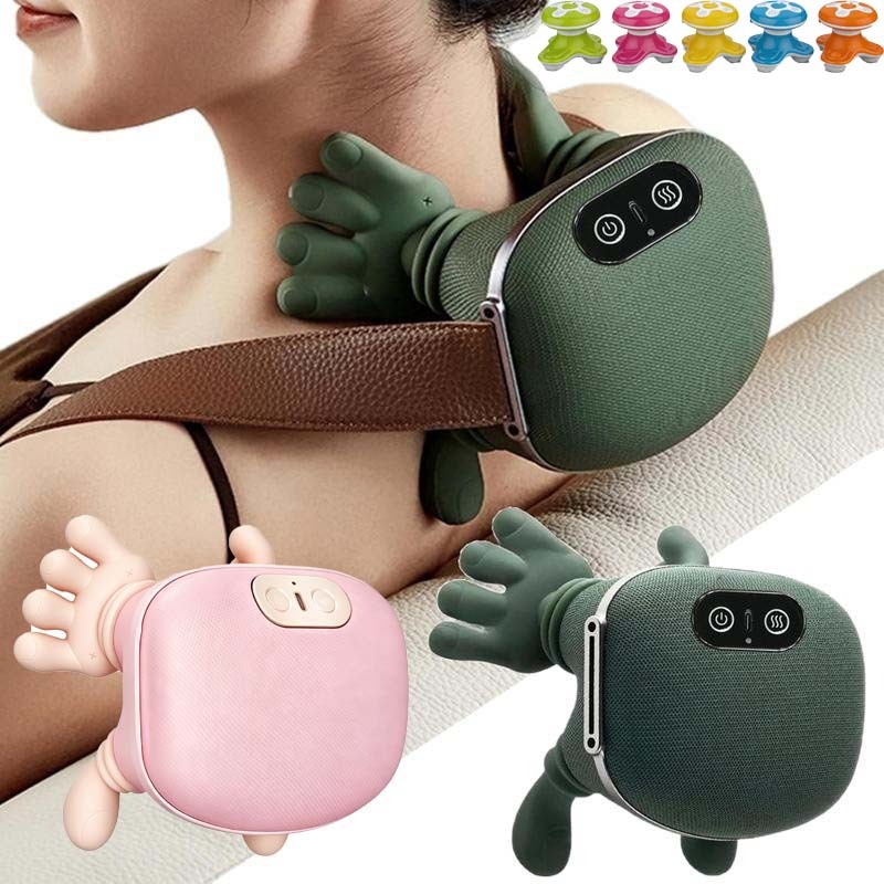 Portable Electric Neck Massager Soothing 3-Speed Intensity + Infrared Heating