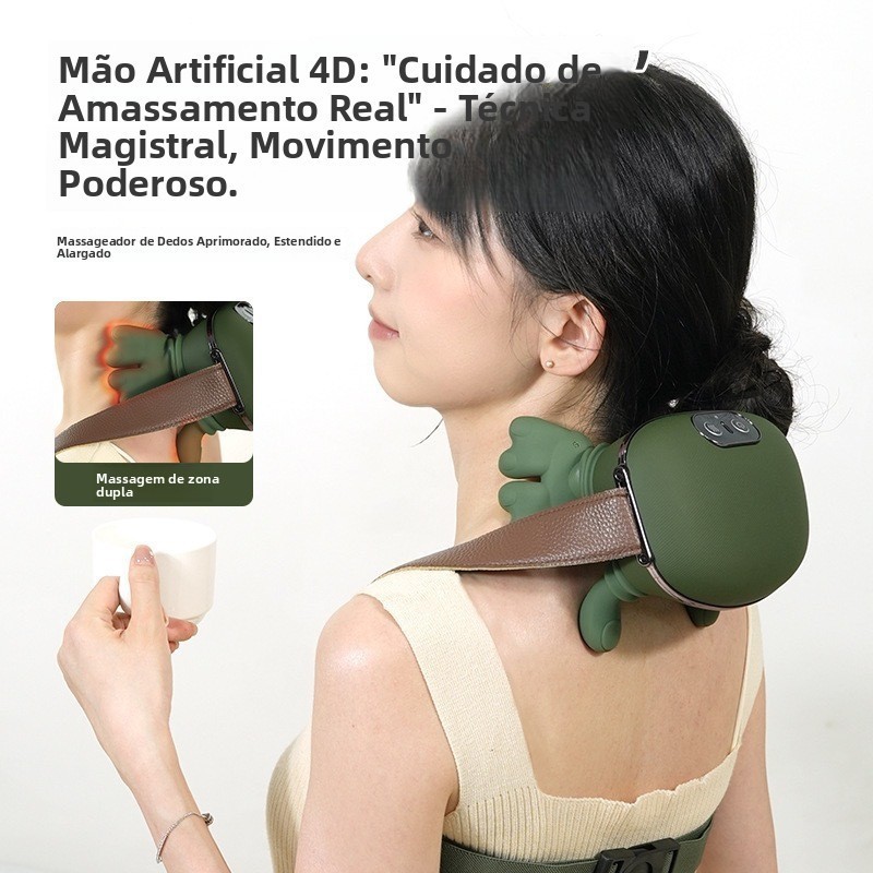 Portable Electric Neck Relief Massager 3 Intensities + Infrared Heating
