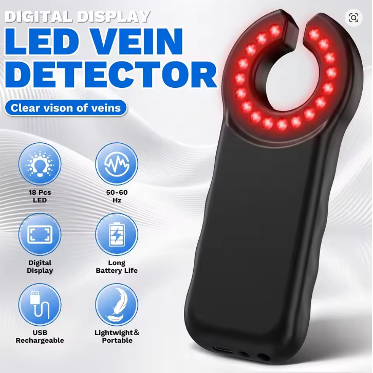 18 LEDs Vein Locator Infrared Light Viewer Blood Vessel Lamp Portable Medical Helper Device
