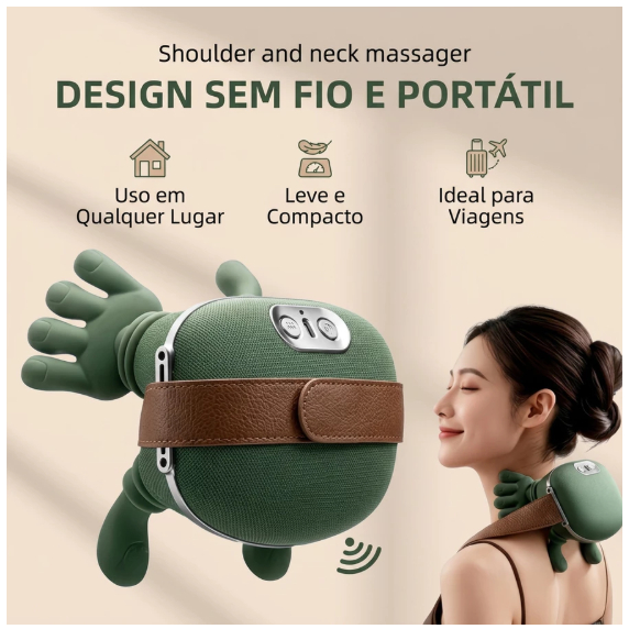 portable Electric Neck Massager and Infrared Heating - Immediate Relief with 3 Intensities YY-670
