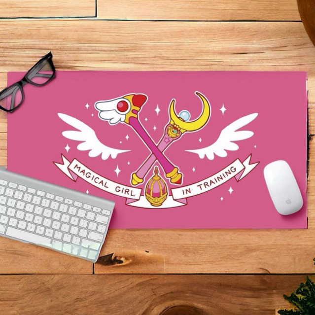 Mousepad Gamer slim antiderrapante ótima qualidade - Sailor Moon