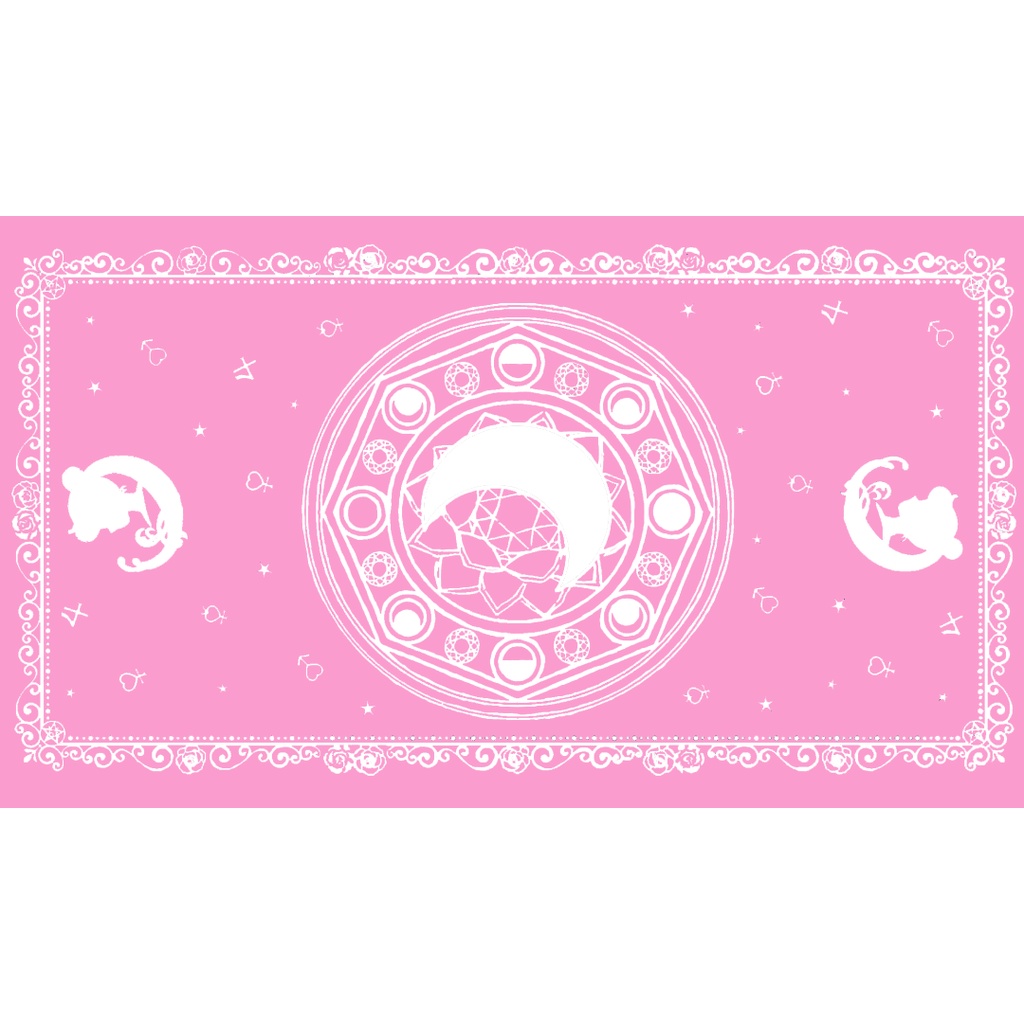 Mousepad Gamer Personalizado Sailor Moon Cardcaptor Rosa (58cm X 30cm)