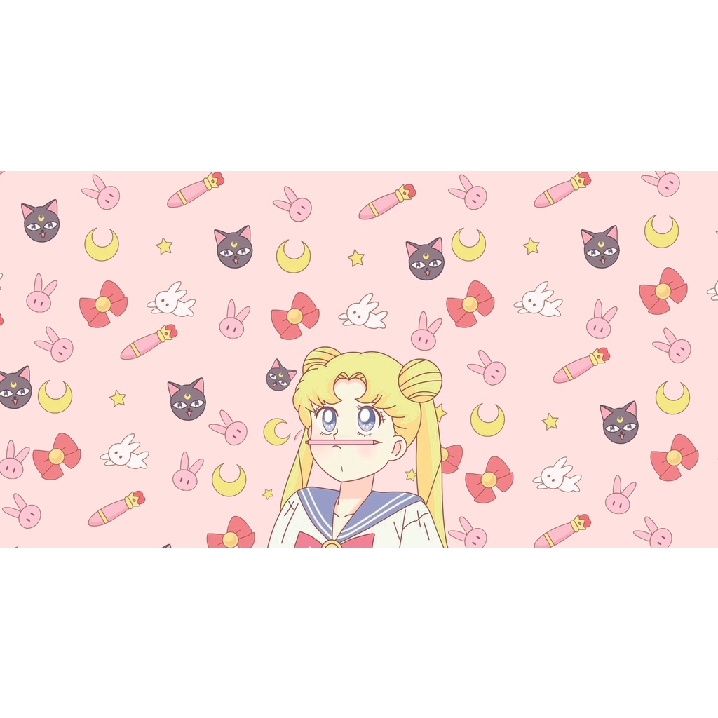 Mousepad Gamer Sailor Moon Tsukino Usagi Marinheira (58 Cm X 30 Cm X 3 mm)