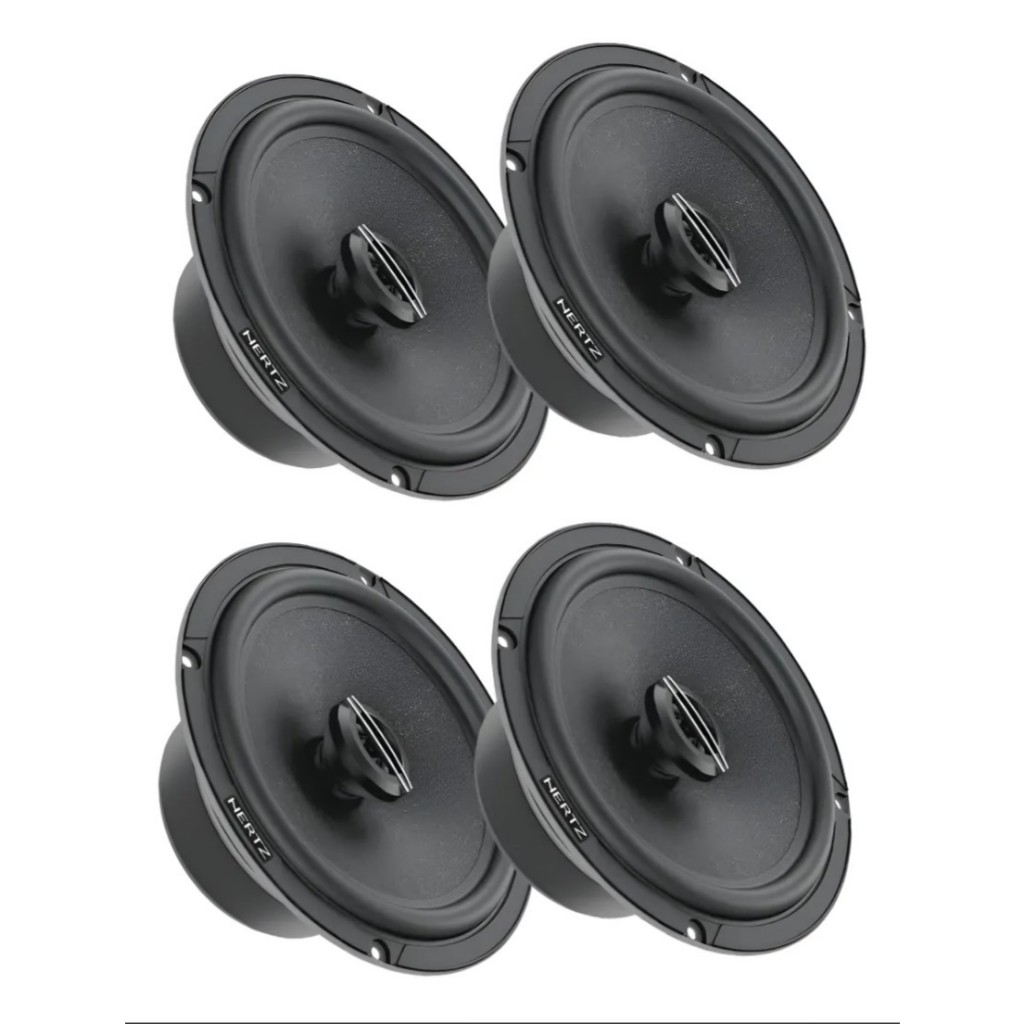 4 Alto Falantes Coaxial Hertz Cx 165 6 Polegadas 140 Wrms Italiano Preto