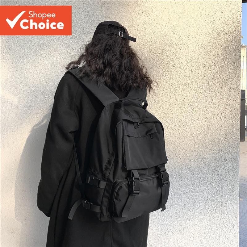 Mochila Unissex De Grande Capacidade – Bolsa Escolar Casual Para Laptop Estilo Coreano Trabalho Universitário E Uso Diár