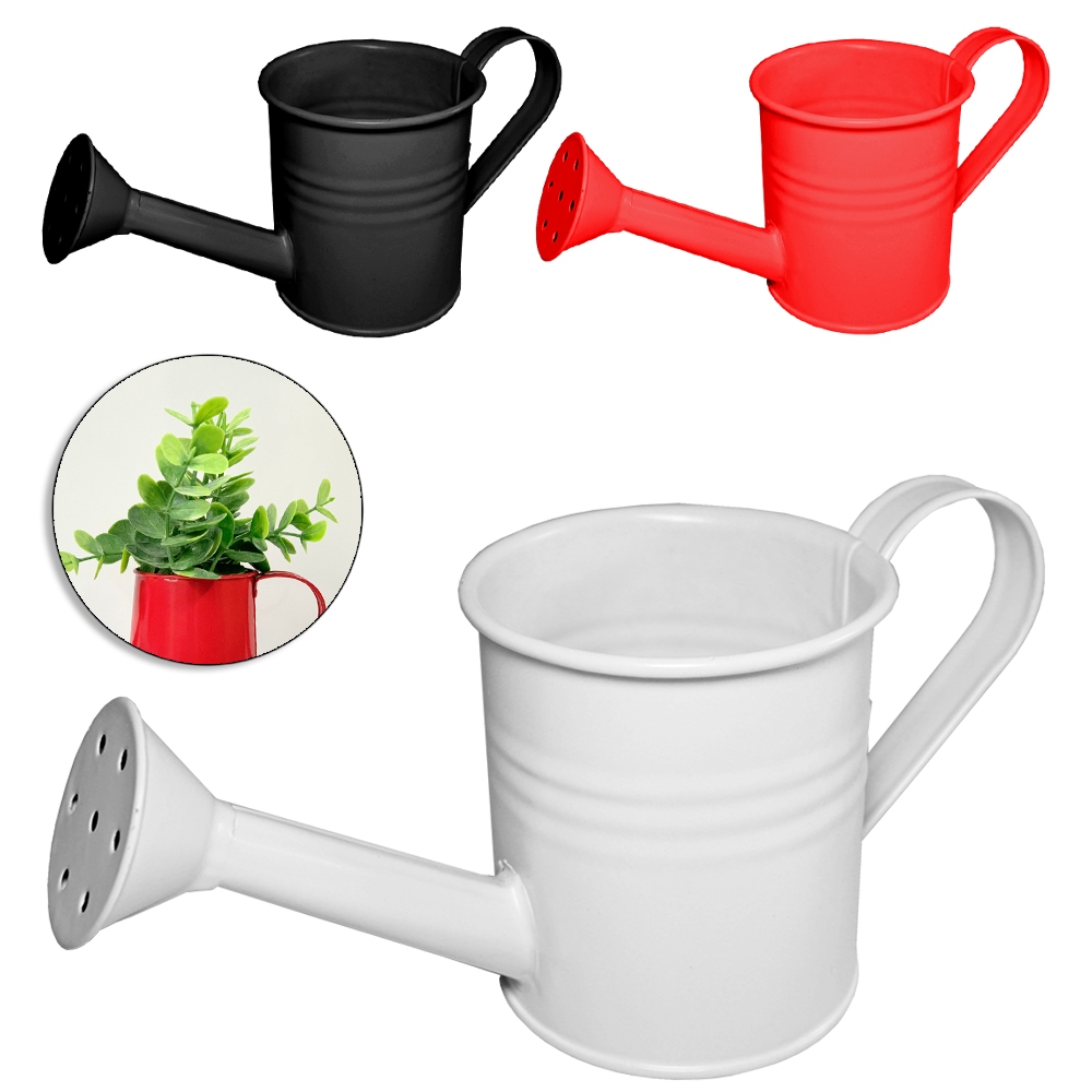 Rio Tijucas Vaso Decorativo Mini Regador de Metal colorido 17x8cm 1 unidade