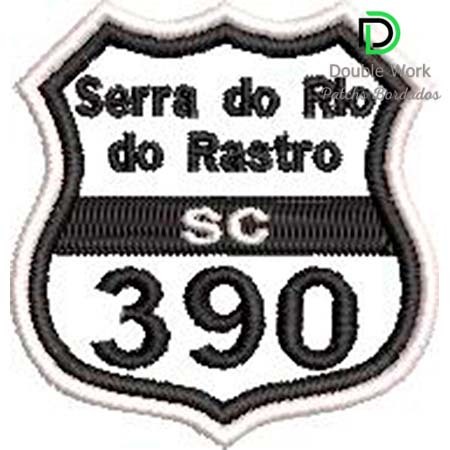 Mini Patch Bordado Serra do Rio do Rastro 5x4,5 cm Cód.2029 - Rotas & Estradas