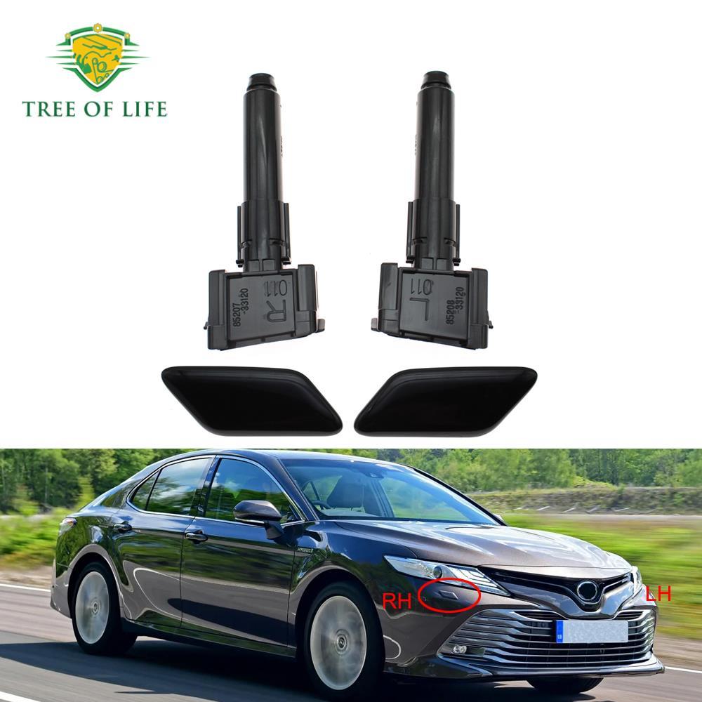 Amortecedor Dianteiro Farol Lâmpada Lavadora Spray Bico Limpeza Atuador Capa Para Toyota Camry 2018 2019 85354-33020 852