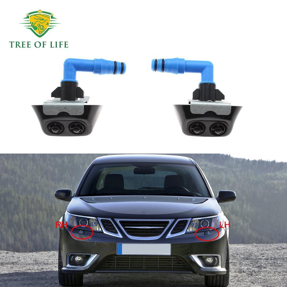 Para Saab 9-3 93 2003-2011 Bomba Lavadora De Farol Dianteiro Atuador De Limpeza Em Spray