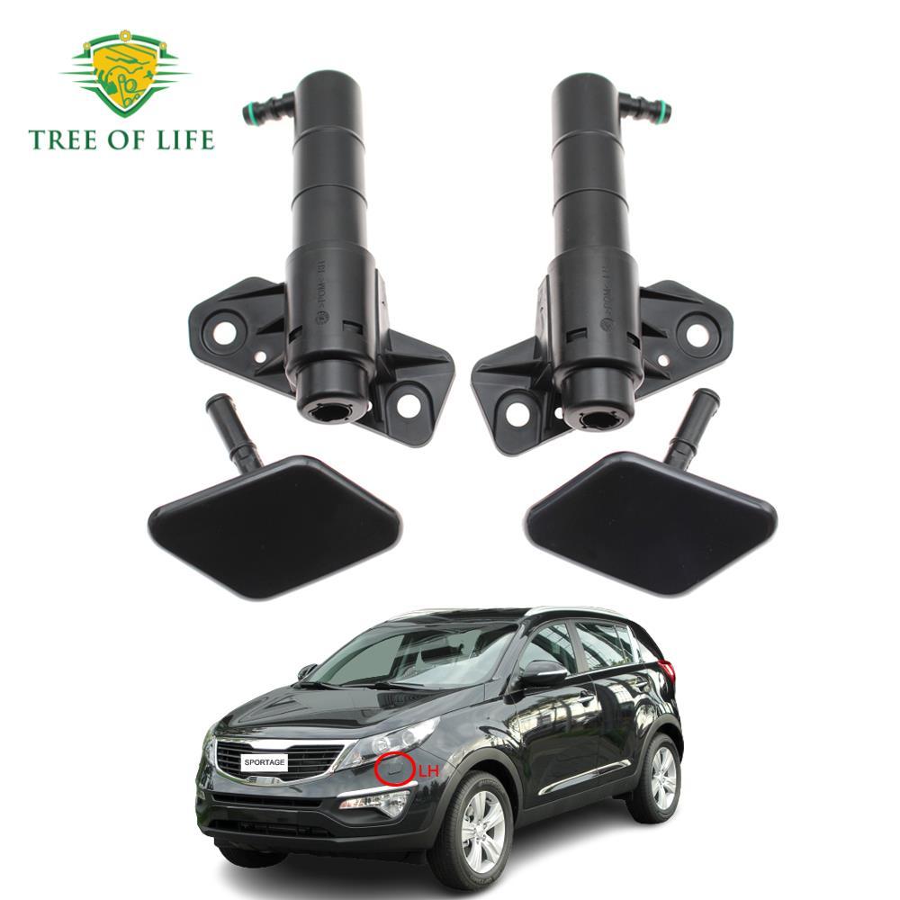 Amortecedor Dianteiro Cabeça Luz Lâmpada Lavadora Spray Bico Bomba De Limpeza Atuador Jato Para Kia Sportage/KX4 SL 2010