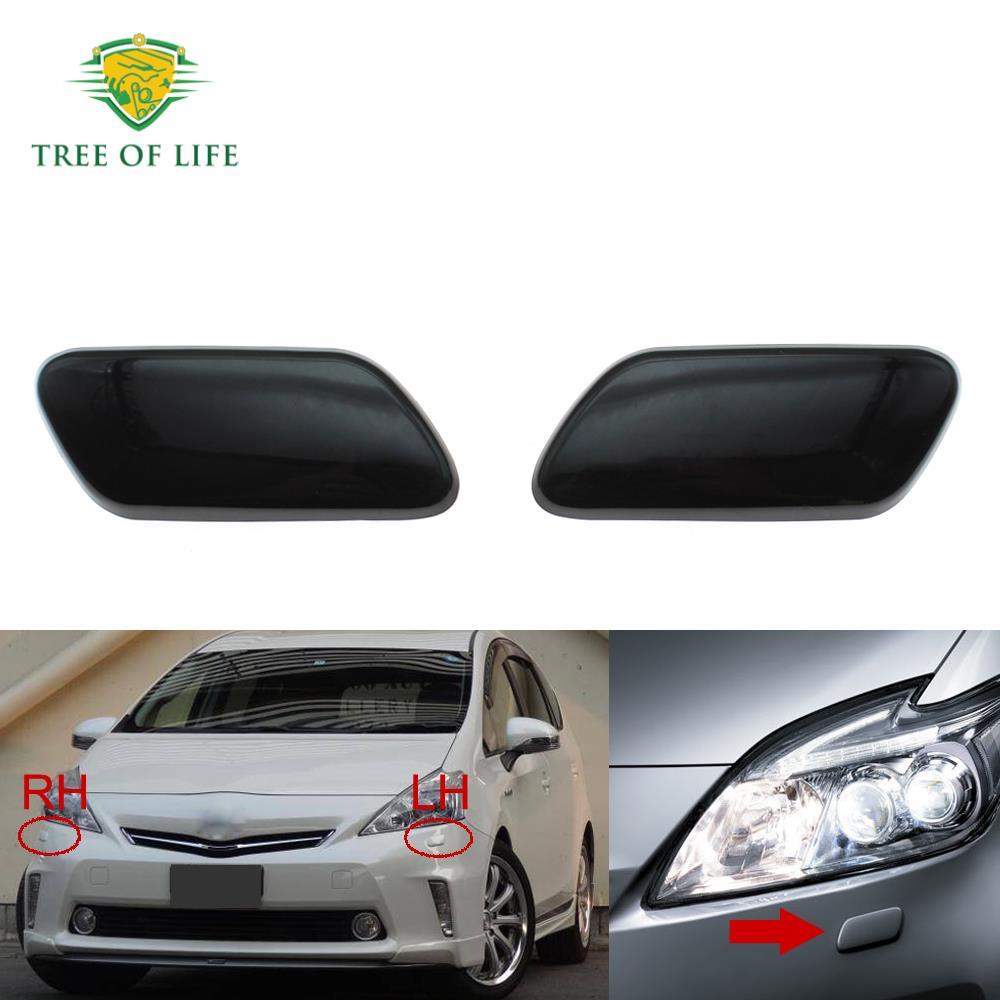 Amortecedor Dianteiro Farol Lâmpada Lavadora Spray Limpeza Atuador Capa Para Toyota Prius V Alpha 2011-2014 85354-47010