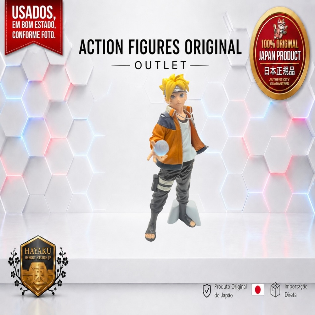 Banpresto Boruto: Naruto Next Generations – Boruto Uzumaki: Vibration Stars Naruto's Outfit Ver. (ORIGINAL JAPONESA)