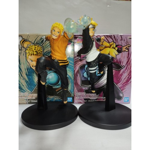Figure Figures Naruto Uzumaki e Boruto Uzumaki Vibration Stars Bandai