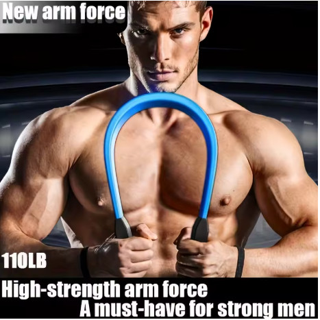 Nova Barra Flexora 30kg/60kg/100kg Twister Power Treinamento Força Musculação Braços Tórax Portátil
